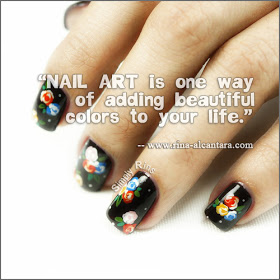 Nail Art Quote by Simply Rins 02